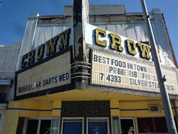 The marquee of the Crown Theatre. - , Utah